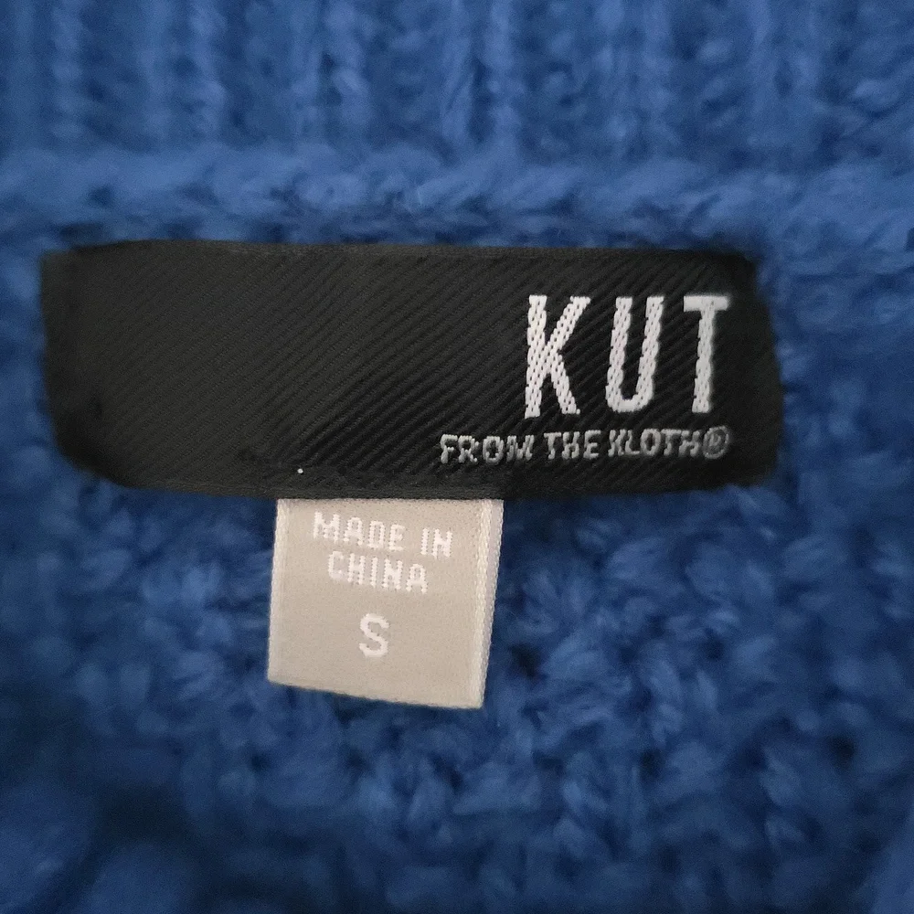 Kut From The Kloth Women Chunky Knit Turtleneck Sweater Size‎ Small - Picture 6 of 8